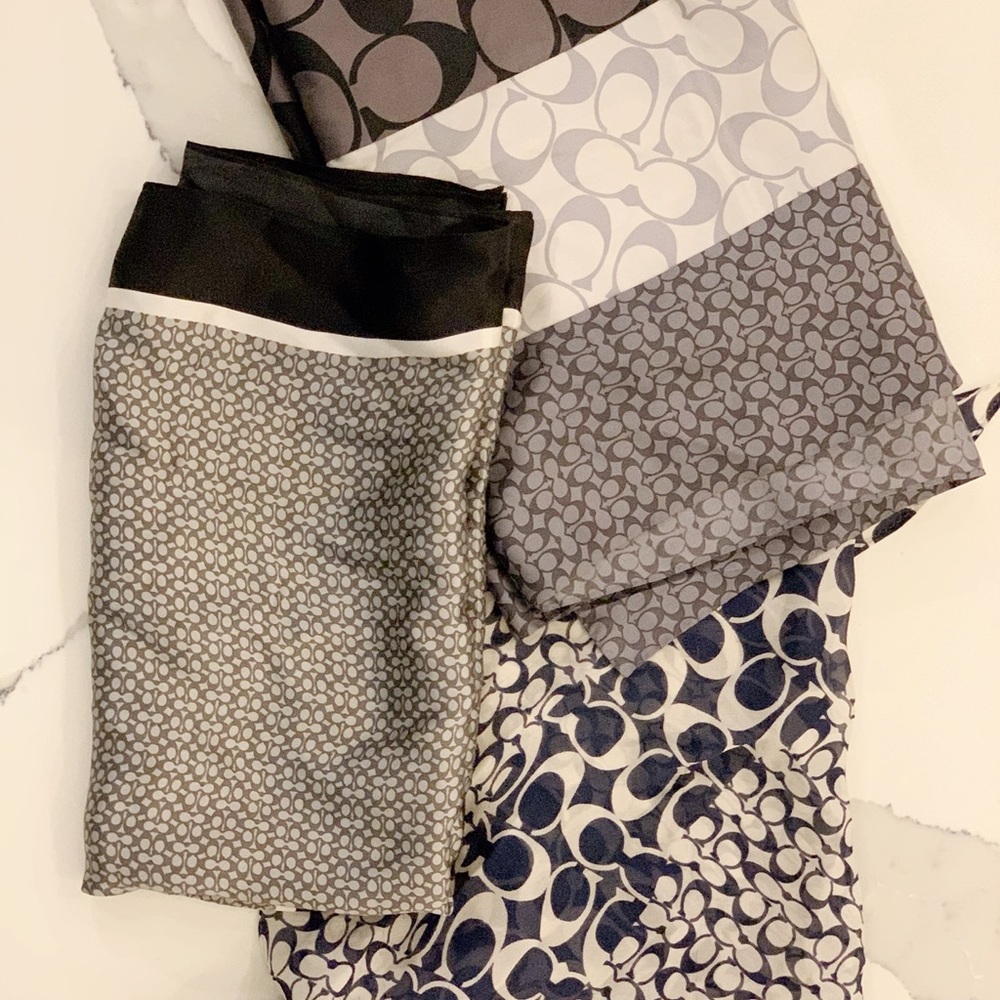 Authentic Coach scarves
